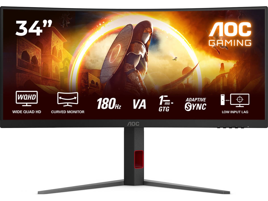 Monitor Gaming AOC CU34G4 (34'' - Wide Quad HD - 0.5 ms)