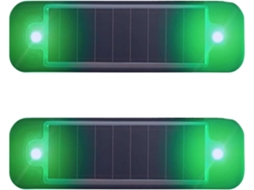 Alarme Solar Para Carro – Pacote Com 2 Luzes De Advertência Led, Luz De Segurança Falsa Antifurto Movida A Energia Solar