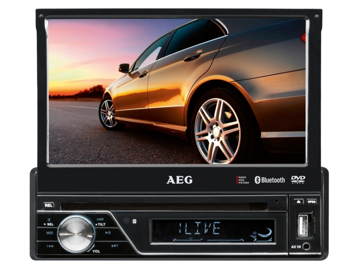 Autorrádio Multimédia AEG AR4026 (Bluetooth Mãos Livres - 1 USB - 40 x4W)