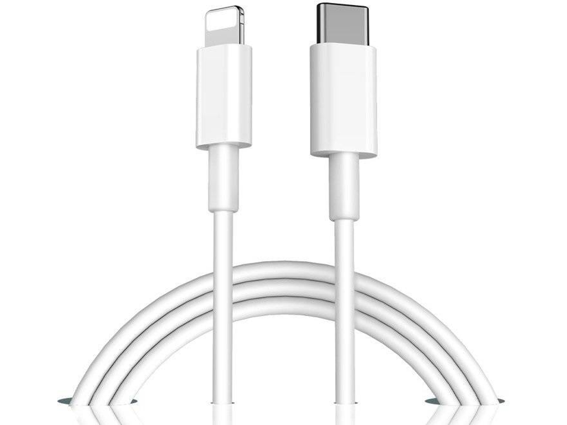 Cabo PHONECARE (Lightning - USB-C - 1m - Branco)