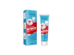 Pasta Dental para Cães e Gatos, Refresca Hálito e Remove Placa Bacteriana LAXISCREED