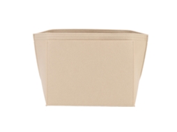 Organizador De Bolsa De Feltro Para Carteira E Maquiagem Com Grande Capacidade Marrom