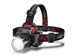 Faróis Led Super Brilhantes Recarregáveis ​​​​ Zoom Rotacional Mecânico Ângulo de 90 Ajustável Lâmpada de Cabeça Usb com Power Bank Alto HALINUIA