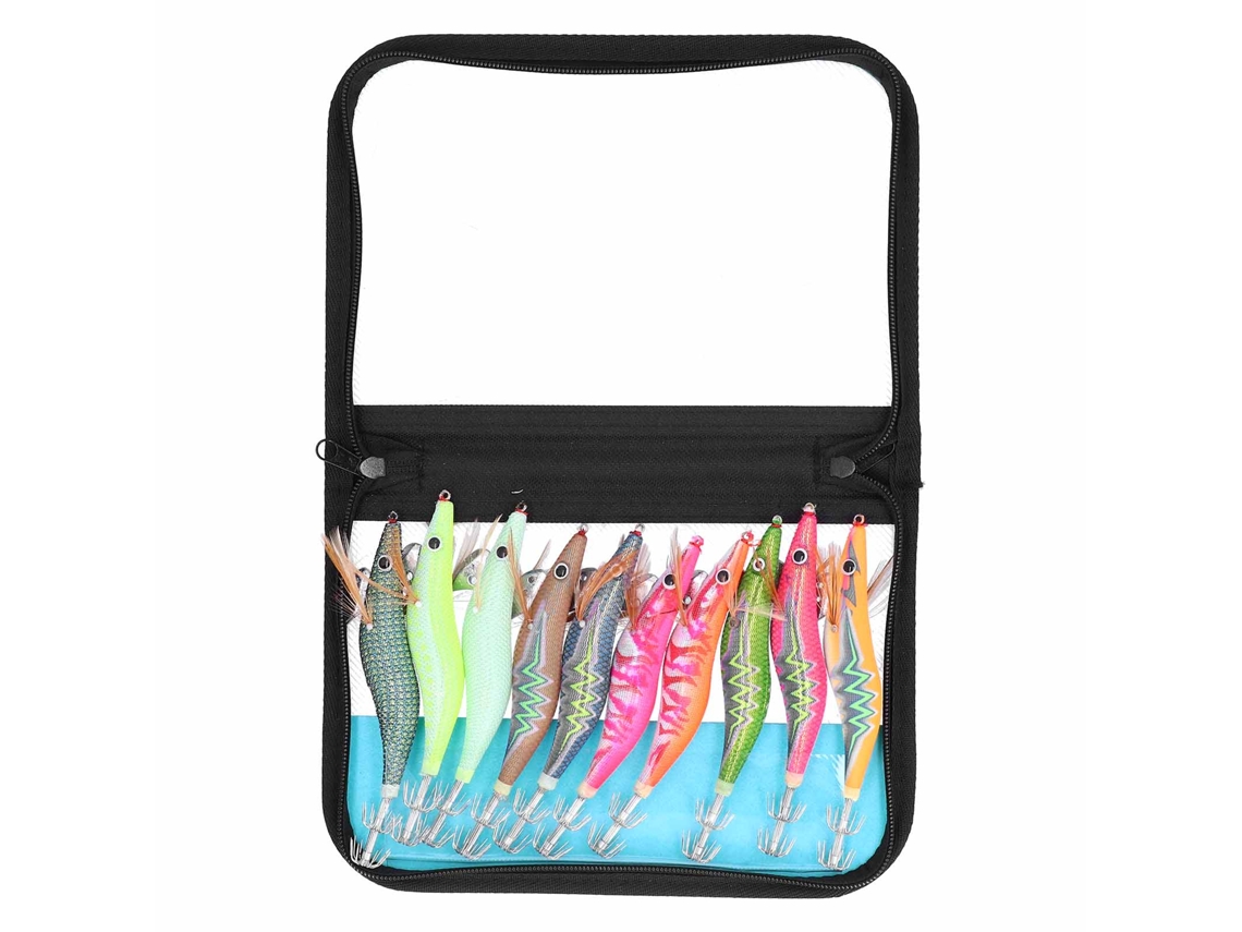 10pcs Isca de Lula Luminosa para Pesca