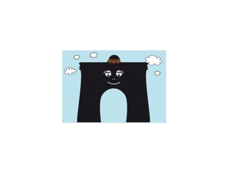 Cartão Infantil Duplo Barbapapa Arc de Triomphe PETIT JOUR