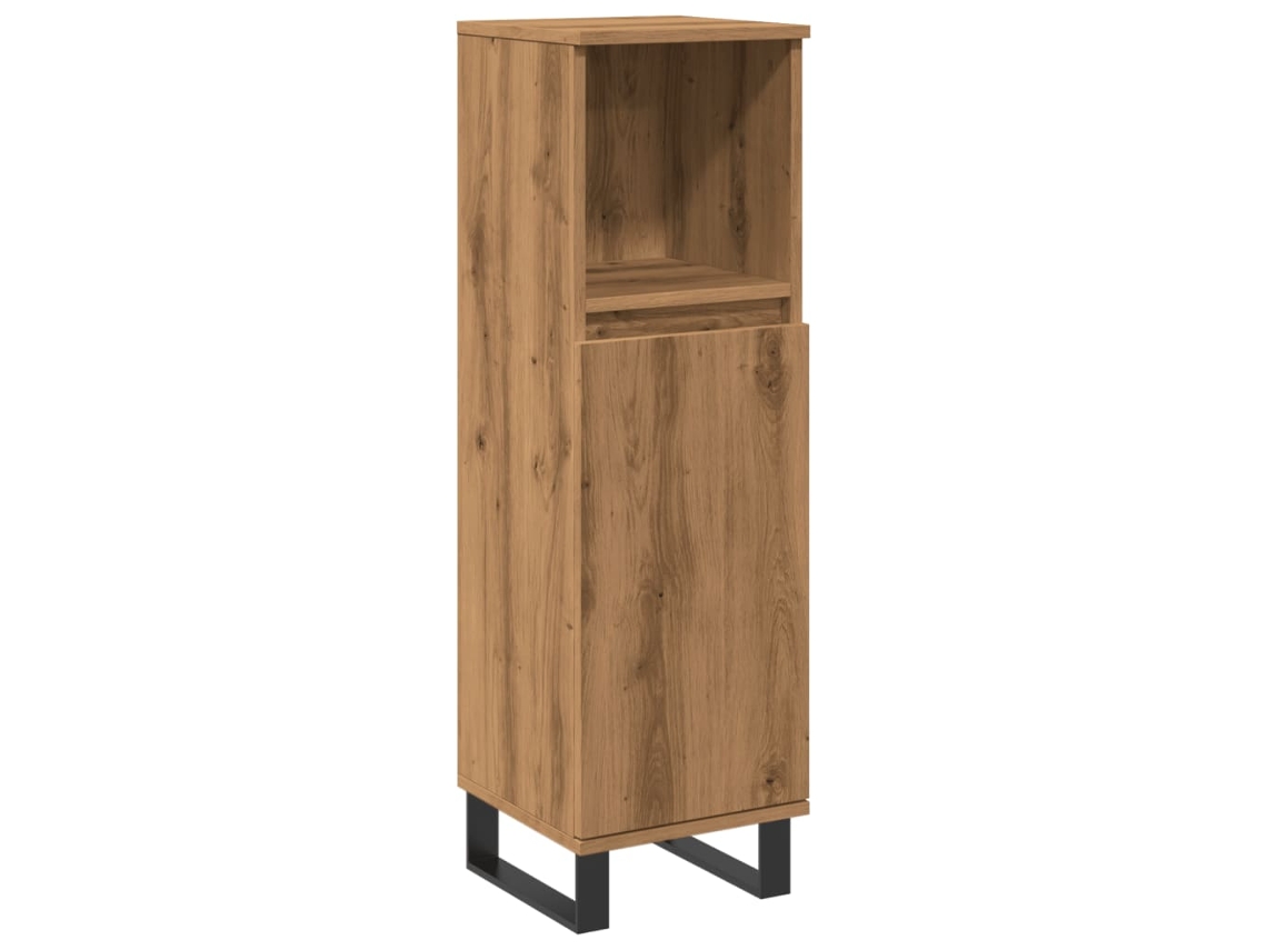 Bathroom Cabinet, Bathroom Cabinets Vidaxl Marrom Madeira Processada (n/a)