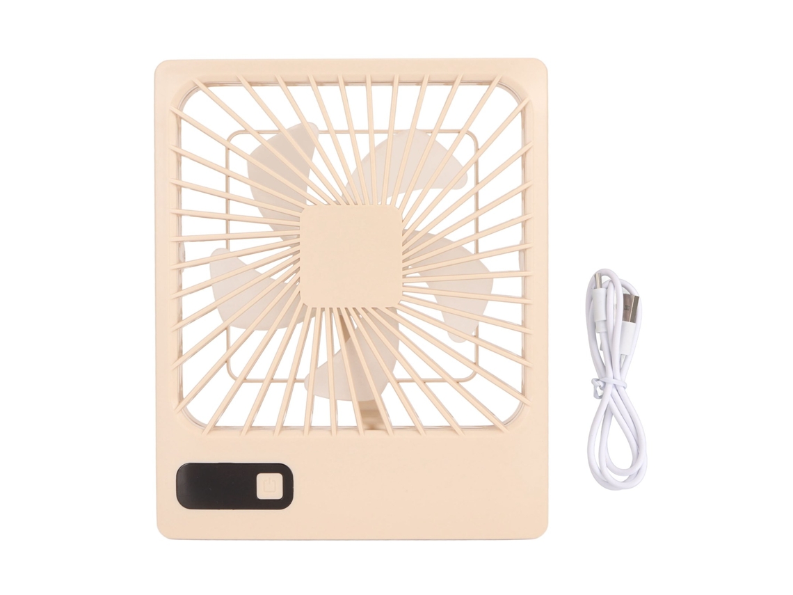 Ventilador Plegable Portátil 5 Velocidades Led Verde