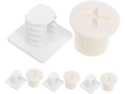 Conjunto de 4 elevadores móveis ajustáveis, altura de elevação 1, 38 cm, elevadores para sofá e computador, blocos.