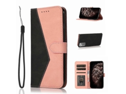 Capa De Couro Com Costura Dupla Para Samsung Galaxy Note20