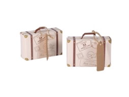 Conjunto De 50 Mini Bolsas De Viagem Inovadoras, Elegantes E Portáteis, Em Papelão, Para Doces E Presentes De Casamento E Aniversário. Aquaforge