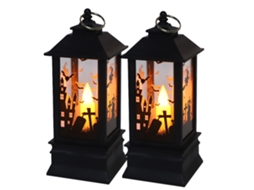 Luminárias Decorativas Para Halloween Com Led 2 Unidades