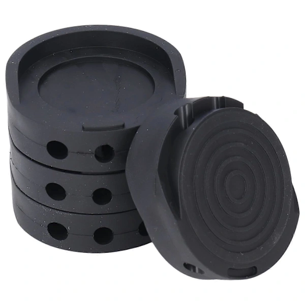 Conjunto de 4 Tapetes Antiderrapantes para Máquina de Lavar BRILVIBERA