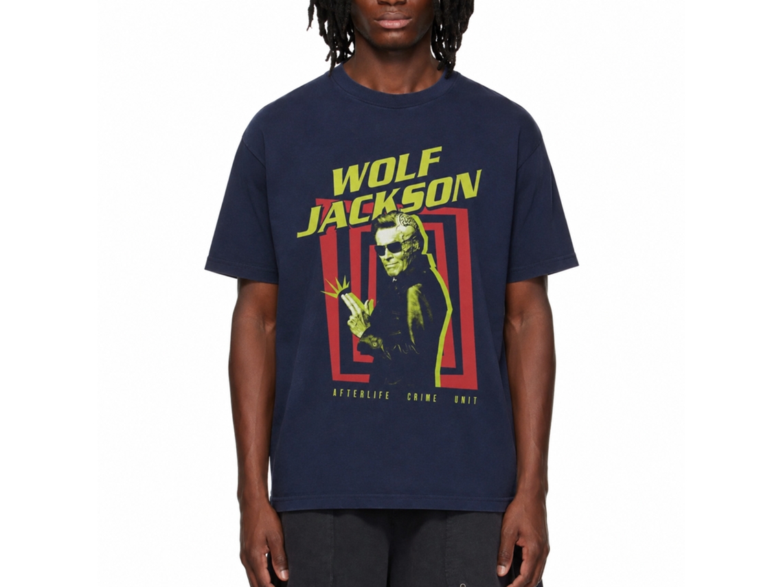 Rockinstone Beetlejuice Wolf Jackson T-shirt Size:s