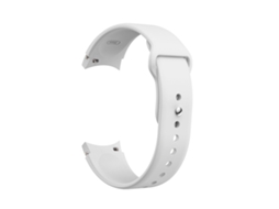 Bracelete Silicone para Samsung Galaxy Watch 4 e Watch 4 Classic com Fivela Reversa Branco XIAOMOYU (40/44mm)