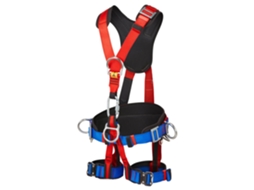 Arnês De 4 Pontos Portwest Comfort Plus - Conforto E Segurança Vermelho