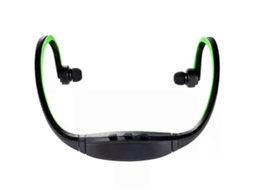 Fones de Ouvido Bluetooth para Esportes Sem Fio suporte para Cartão Tf / Sd, Microfone, Verde Verde TAISHENGDA