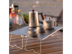 Mesa De Churrasco Plegable Ti Bbq Para Camping E Picnic