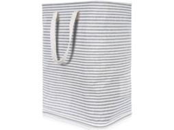 Lurelia Cesto Para Roupa Dobrável Impermeável Alças 72l 40 X 30 X 60 Cm Lavandaria