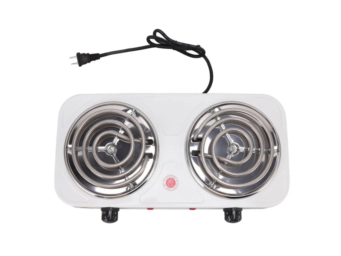 Fogão Elétrico de Bancada, 2000W, 2 Bocas, Proteção | S/MARCA