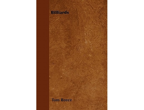 Livro Billiards de Tom Reece (Inglês)