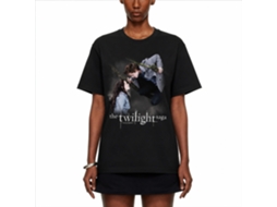 Rockinstone Twilight Movie Cloudy Tree Gaze Black Adult T-shirt Size:l