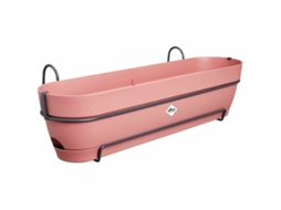 Floreira Elho 70 Cm Retangular Cor de Rosa Plástico