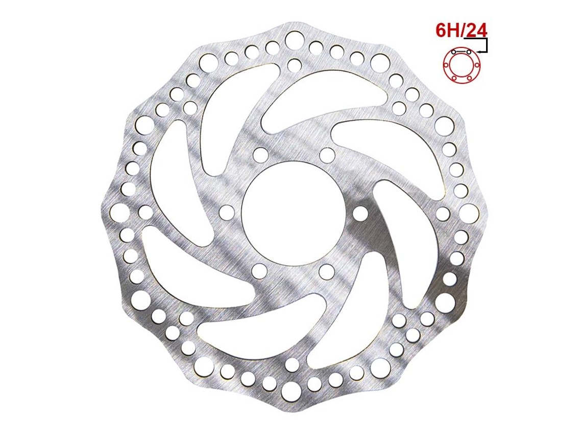Disco De Freio R6.2 140mm 6h Prata - 48mm
