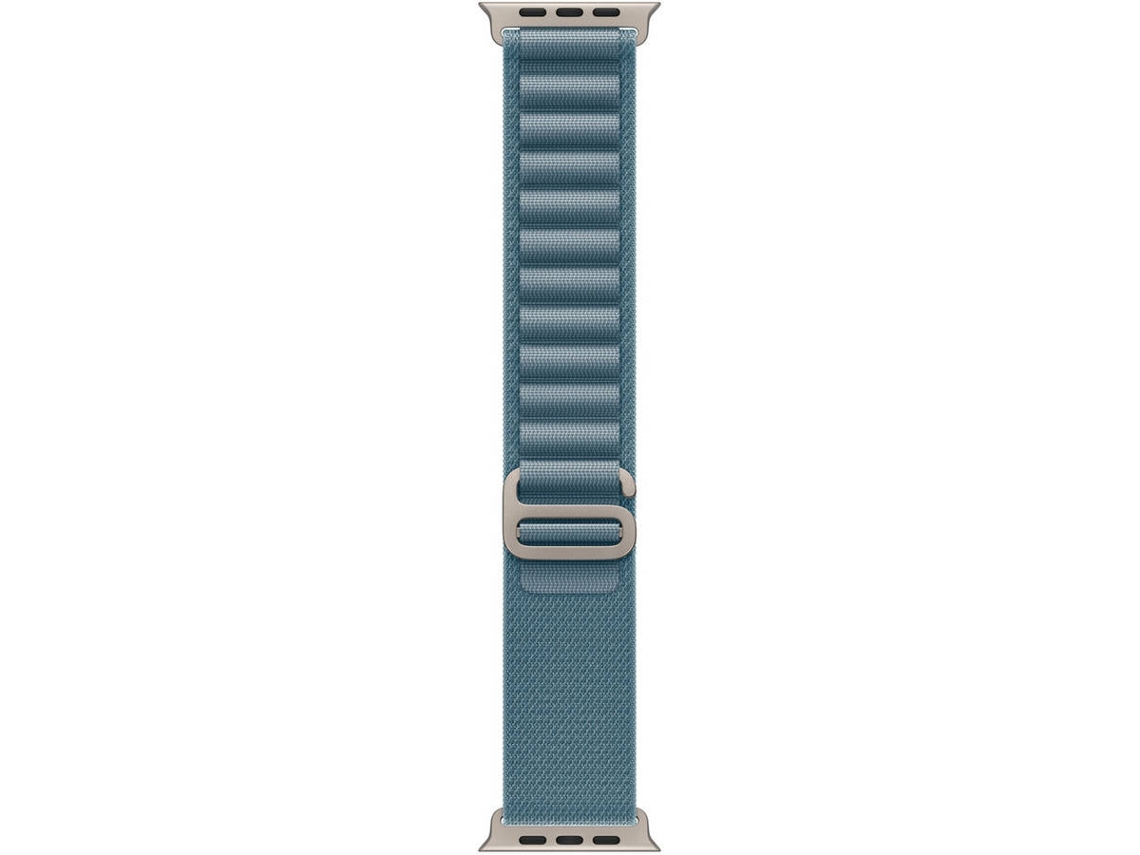 Bracelete APPLE Alpine Loop Natural Titanium Apple Watch 49 mm (M - Azul Claro)