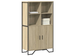 Vidaxl Armário Alto 79,5x35,5x137,5 Cm Deriv. Madeira Carvalho Sonoma