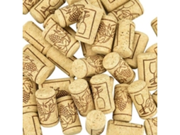 100 Rolhas De Cortiça Natural Para Vinho, Artesanais Para Garrafas De Vinho