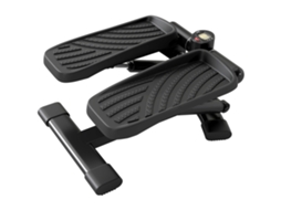 Mini Stepper BTFORUS 2 em 1, com Disco de Torção, LCD, altura Ajustável, suporta 100kg, 42x34x22cm, preto