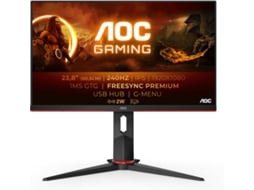 Monitor Gaming AOC 24G2ZU/BK (23.8'' - 1 ms - 240 Hz - FreeSync Premium)
