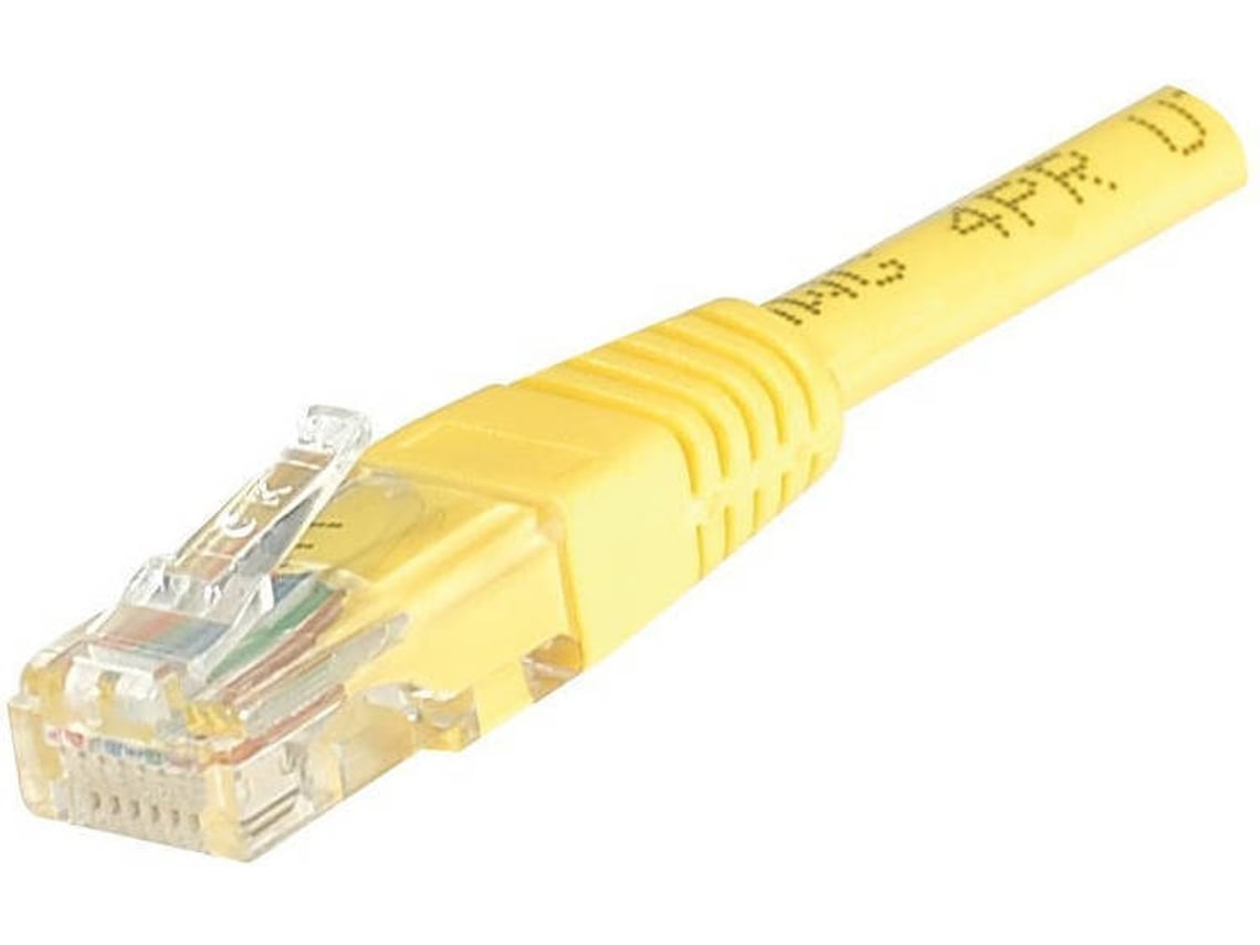 Cabo de Rede CONNECT (RJ45 - 15 cm - Amarelo)