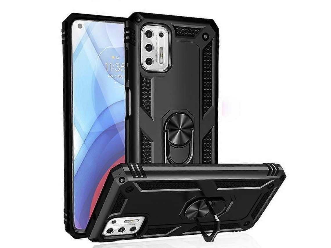 Capa Protetora Resistente A Impactos Em Tpu + Pc Para Motorola Moto G Stylus (2021) Com Suporte Giratório De 360 ​​graus.