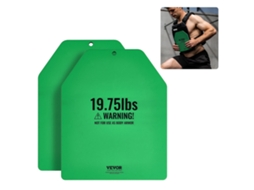 Colete ponderado VEVOR para treinamento de força 250 x 310 x 16±10 mm 9 kg
