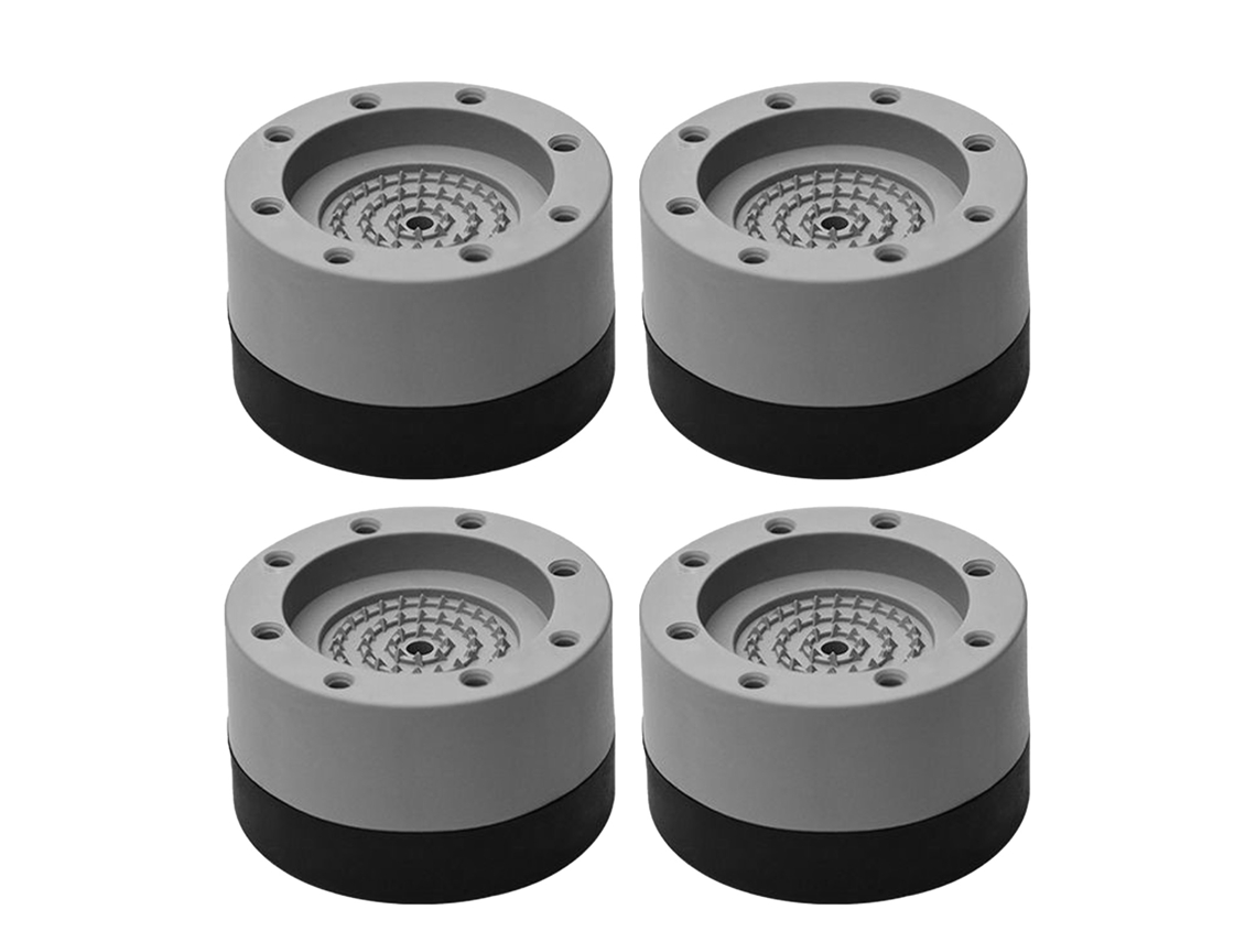 4pcs Almofada Anti vibração para Máquina de Lavar, Secadora, Refrigerador | S/MARCA