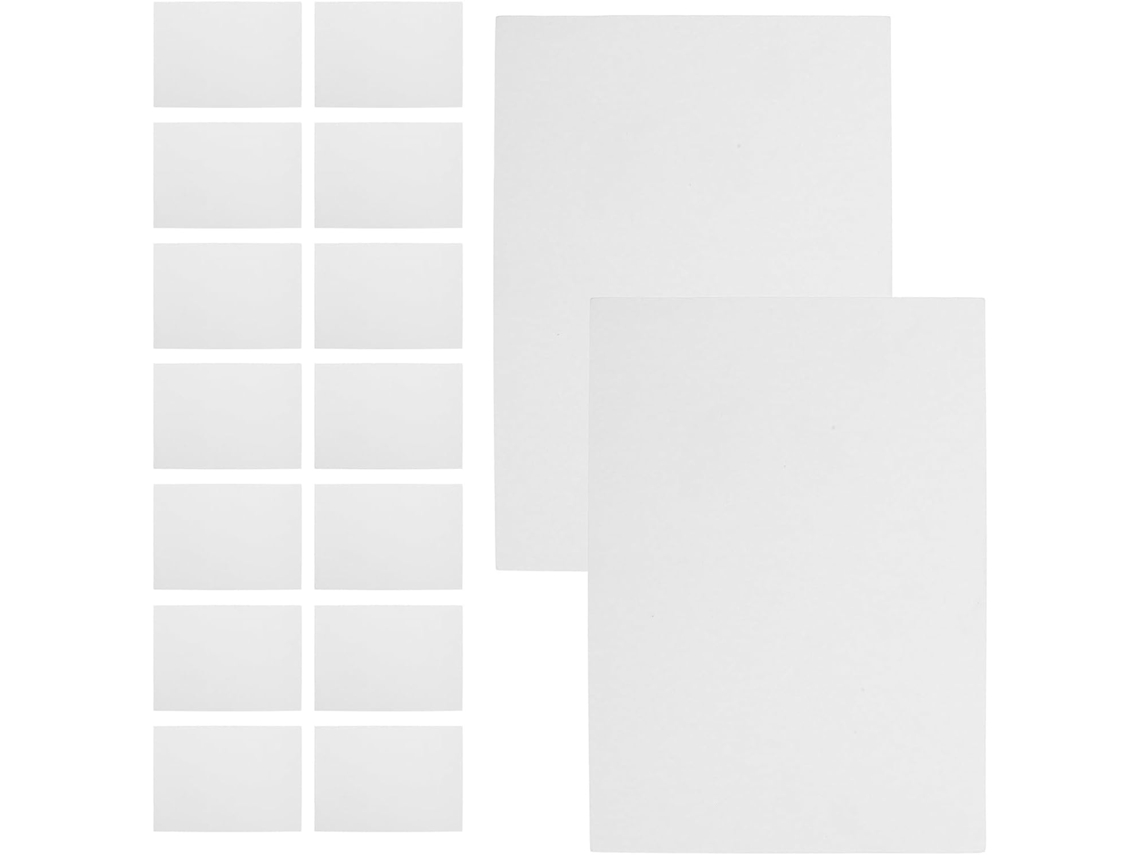 Pastas De Papelão Branco Para Armazenamento 250g 210x290mm 100 Unidades– Inserções Antirrugas Camisetas E