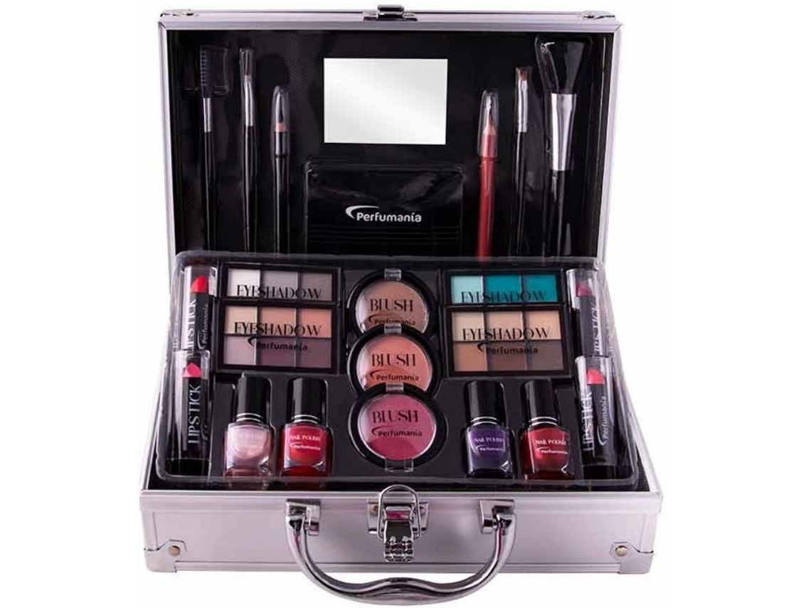 PERFUMANIA Treasure Maletin Cosmetico Palette Sombras Olhosblushbatomlip Pencileyeliner Penciol