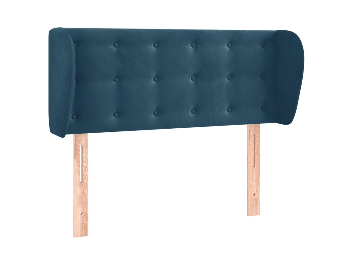 Headboard, Headboards Vidaxl Azul Veludo (83 X 23 X 78/88 Cm)