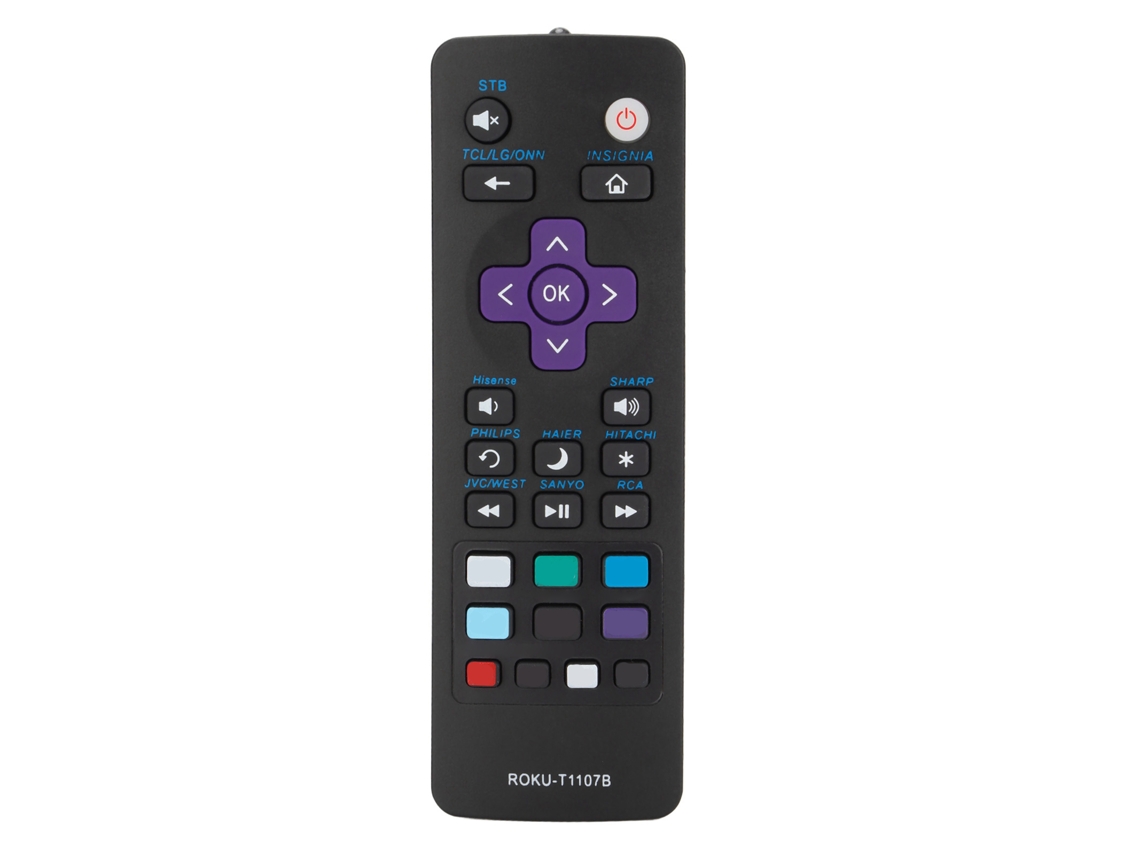 Mando a distancia de repuesto para TV con botones grandes, resistente al desgaste y compatible con varias marcas | S/MARCA