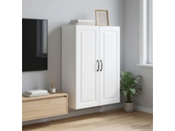 Vidaxl Armário De Parede 66 X 34,5 X 90 Cm Derivados De Madeira Branco