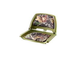Assento de barco dobrável com encosto baixo Vevor e almofada de esponja, camuflagem