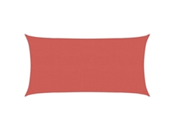 Vidaxl Vela De Sombra 2 X 6 M Hdpe Retangular Terracota