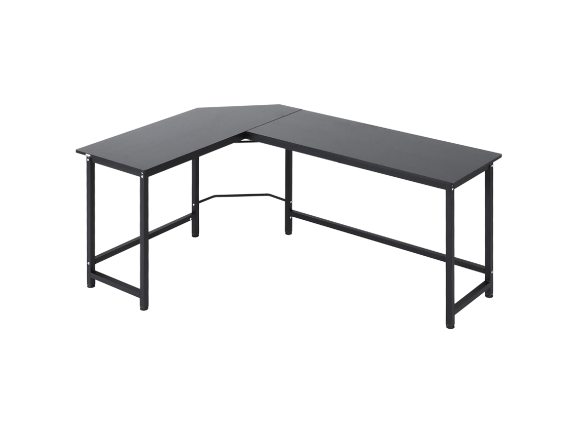 Mesa de Escritório SINOHUNGAR em formato L, 168x120x75cm, metálica