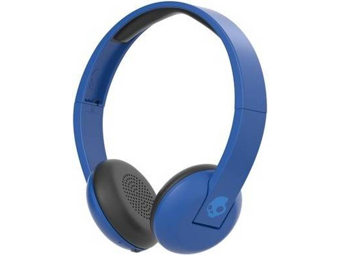 Auscultadores Bluetooth SKULLCANDY Uproar (On Ear - Microfone - Azul)