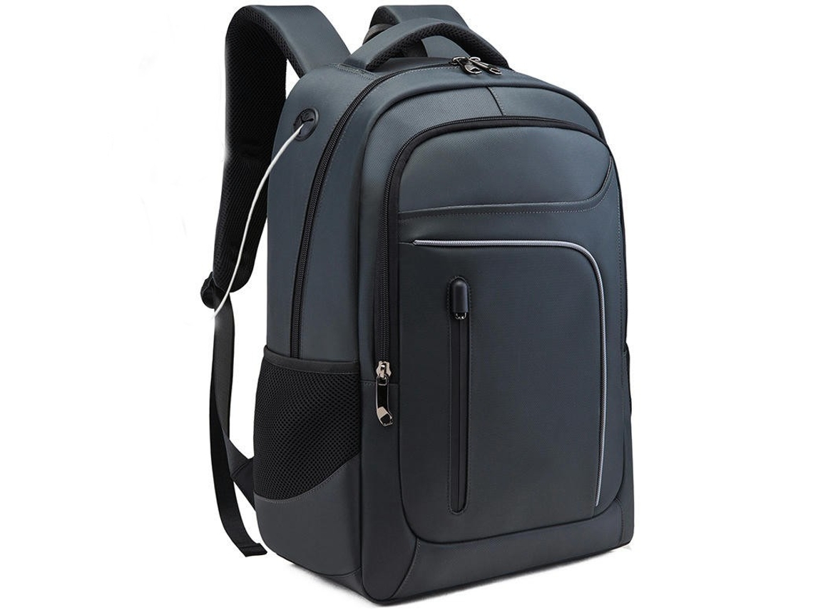 Mochila Extra Grande para Laptop de Viagem para Homens Mochila Empresarial Resistente À Água com Porta de Carregamento Usb Verde