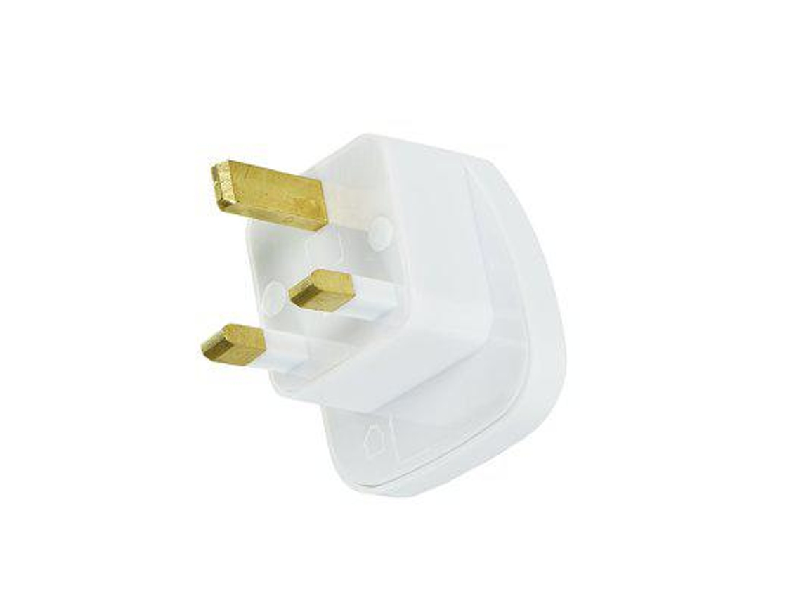 Adaptador Ac220V [Uk - Pl/Eu] Branco Qz36
