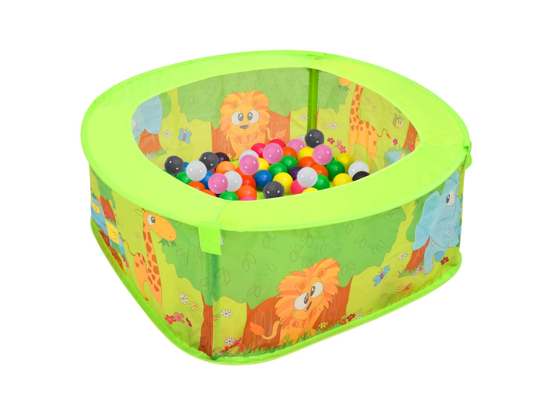 Vidaxl Piscina De Bolas Com 300 Bolas Para Crianças 75x75x32 Cm