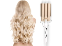 2026 pente de Cacho 3 Barris 2025 para Cabelo Curto Ou Longo com 2 Controles de Temperatura 22mm