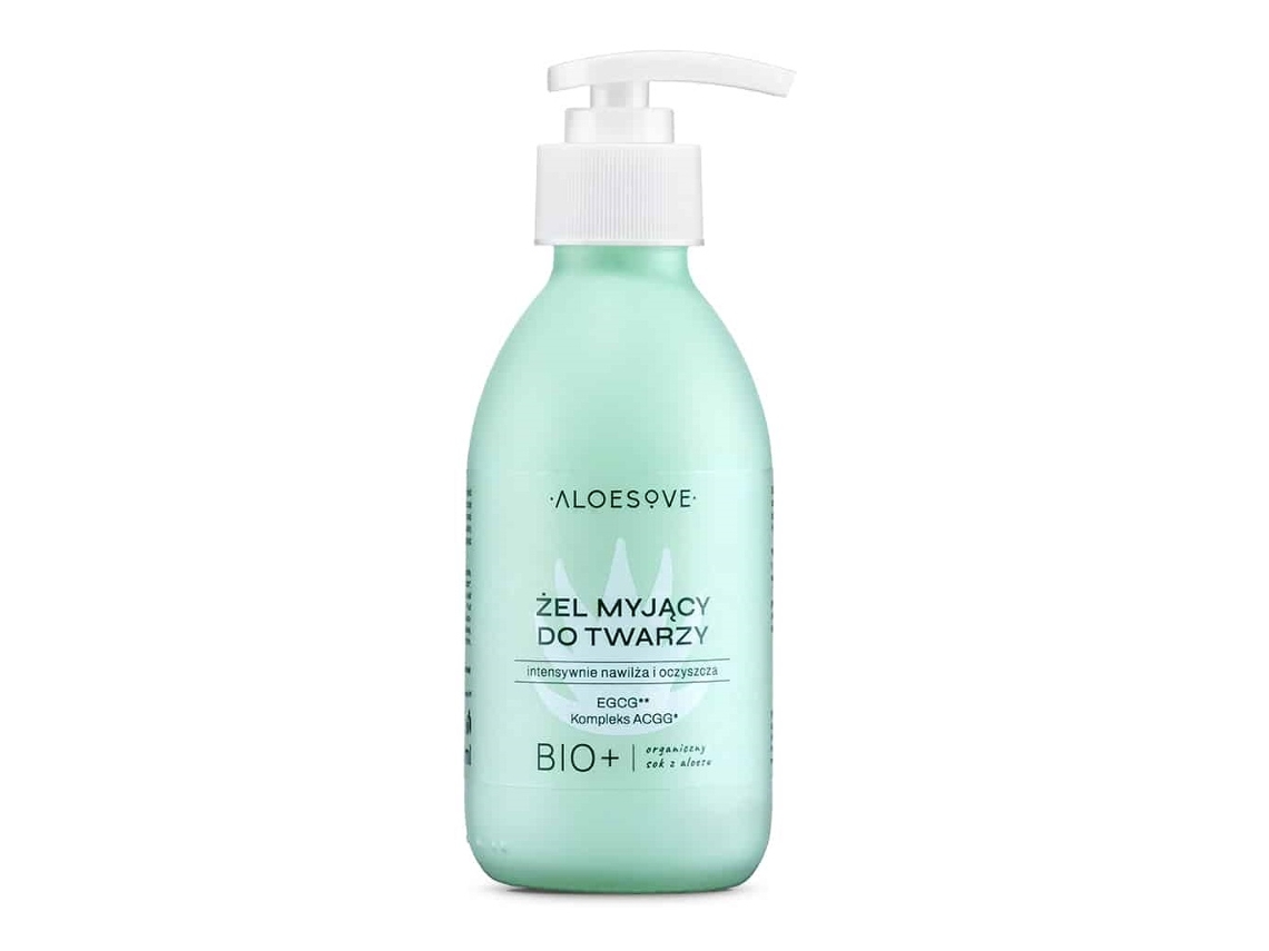 Aloe Enriched Organic Facial Cleansing Gel, 190ml Aloesove
